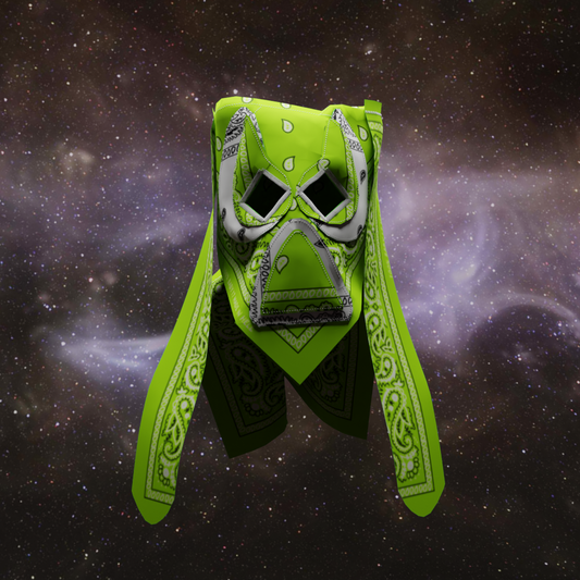 BANDANNA MASK LIME GREEN