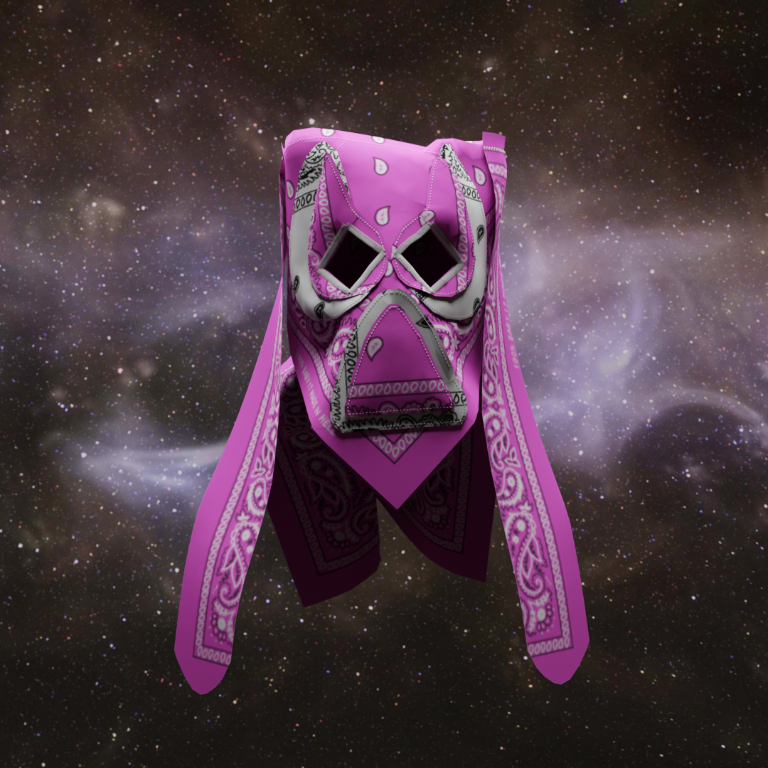 BANDANNA MASK PINK