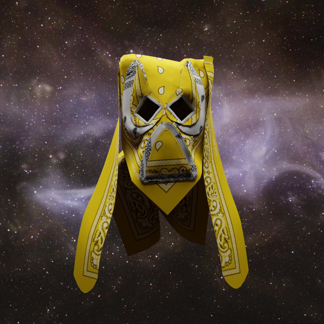 BANDANNA MASK YELLOW